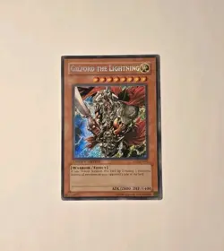 Yugioh Gilford the Lightning CT2-EN001 Secret Rare MP - Image 1