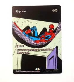 Spider-Man Magic the Gathering Reprieve #0005 Mythic Rare Showcase Card - Image 1