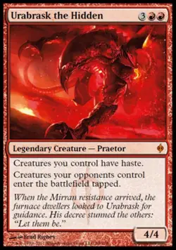 Urabrask the Hidden - Medium Play MTG New Phyrexia - Image 1