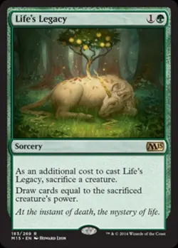 Life's Legacy - Medium Play MTG Magic 2015 Core Set - Image 1