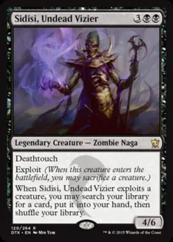 Sidisi, Undead Vizier - Medium Play MTG Dragons of Tarkir - Image 1