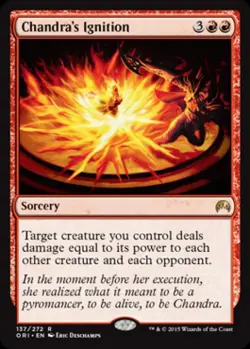 Chandra's Ignition - Medium Play MTG Magic Origins - Image 1