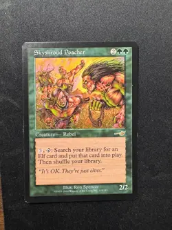 MTG Magic the Gathering Skyshroud Poacher (119/143) Nemesis LP - Image 1