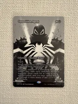 Opposition Agent (Borderless) M0019 Spider-Man MTG Magic the Gathering NM - Image 1
