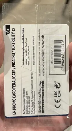 Feraligatr Pokemon Center Illustration Contest Promo Sealed - Image 2