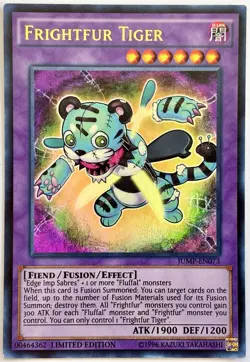 JUMP-EN073 Frightfur Tiger - Ultra Rare Ltd. Edition Near Mint YuGiOh Card - Image 1