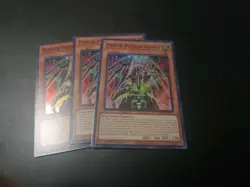 3x Yugioh Playset Power Patron DoomZ DOOD-EN011 Super Rare 1st Ed Near Mint - Image 1