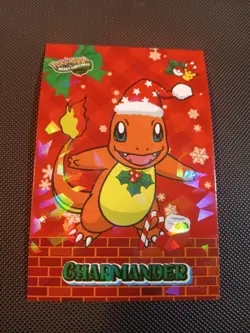 Pokemon 2024 Card Database Christmas Set Charmander 1 Crack Holo Peru US Seller - Image 1