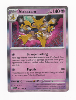 Alakazam 082/167 Twilight Masquerade 2024 Holo Rare Pokemon Card Near Mint NM - Image 1
