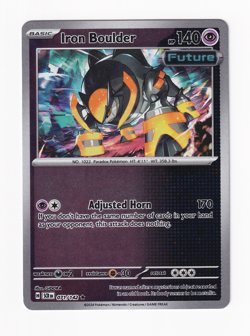 Iron Boulder 071/142 Stellar Crown 2024 Reverse Holo Pokemon Card Near Mint NM - Image 1