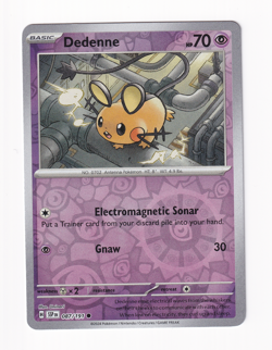Dedenne 087/191 Surging Sparks 2024 Reverse Holo Pokemon Card Near Mint NM - Image 1