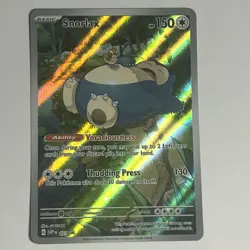 Pokemon TCG Snorlax Black Star Promo Holo Card 151 Scarlet and Violet #051 NM - Image 1