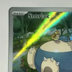 Pokemon TCG Snorlax Black Star Promo Holo Card 151 Scarlet and Violet #051 NM - Image 2