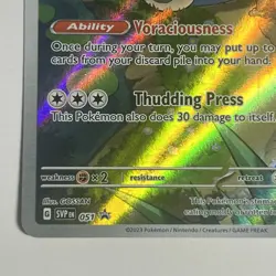Pokemon TCG Snorlax Black Star Promo Holo Card 151 Scarlet and Violet #051 NM - Image 5