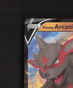 Hisuian Arcanine V 090/195 Silver Tempest Ultra Rare Holo Pokemon Card NM - Image 3