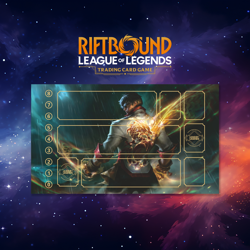 Riftbound Playmat [DF Lee Sin] League of Legends TCG Card Game (600x350x2mm) - Image 1