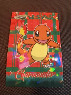 Pokemon 2024 Card Database Christmas Set Charmander 2 Crack Holo Peru US Seller - Image 1