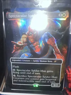 Magic the Gathering Spectacular Spider-Man (CARD ONLY) from Marvel Legends - Image 1