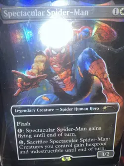Magic the Gathering Spectacular Spider-Man (CARD ONLY) from Marvel Legends - Image 3