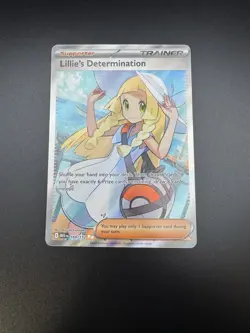 Lillie's Determination 169/132 Pokemon Card Mega Evolution Full Art Trainer - Image 1