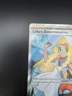 Lillie's Determination 169/132 Pokemon Card Mega Evolution Full Art Trainer - Image 2