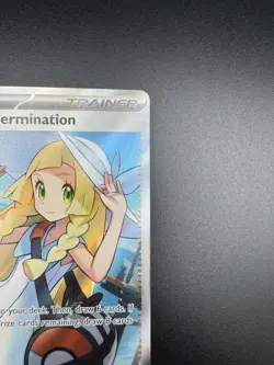 Lillie's Determination 169/132 Pokemon Card Mega Evolution Full Art Trainer - Image 3