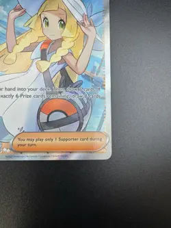 Lillie's Determination 169/132 Pokemon Card Mega Evolution Full Art Trainer - Image 5