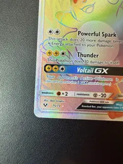 Raichu GX - 75/73 - Pokemon Shining Legends Sun & Moon Secret Rare Card LP/NM - Image 4