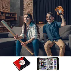 Baseball Card Binder, 2025 Sports Trading Card with Sleeves Holder Album, 900... - Image 5