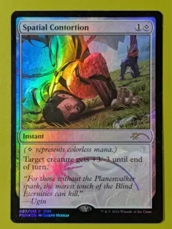 FOIL Spatial Contortion x1 Friday Night Magic FNM PROMO 1x MTG - Image 1