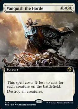Vanquish the Horde (Extended Art) - Near Mint MTG Innistrad: Midnight Hunt - Image 1