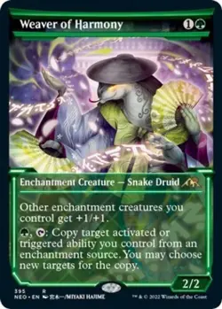 Weaver of Harmony (Showcase) - Near Mint MTG Kamigawa: Neon Dynasty - Image 1