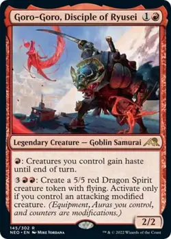 Goro-Goro, Disciple of Ryusei - Near Mint MTG Kamigawa: Neon Dynasty - Image 1