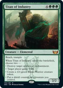 Titan of Industry - Near Mint MTG Streets of New Capenna - Image 1