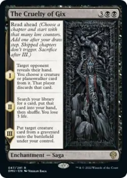 The Cruelty of Gix - Near Mint MTG Dominaria United - Image 1
