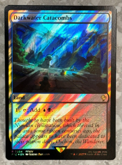 Darkwater Catacombs Surge Foil 384 MTG Final Fantasy FIC NM X1 - Image 1