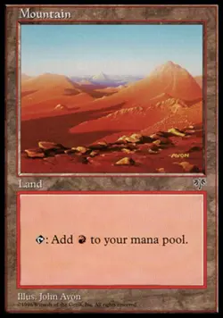 Mountain (302) - Mirage #302 MTG Magic The Gathering - Image 1