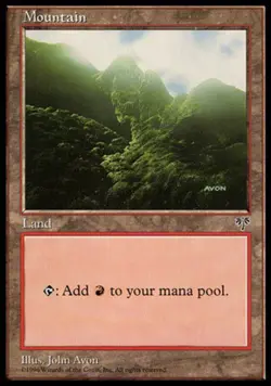 Mountain (301) - Mirage #301 MTG Magic The Gathering - Image 1