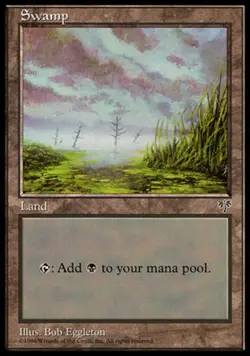 Swamp (314) - Mirage #314 MTG Magic The Gathering - Image 1