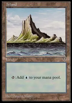 Island (298) - Mirage #298 MTG Magic The Gathering - Image 1