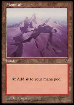 Mountain (303) - Mirage #303 MTG Magic The Gathering - Image 1