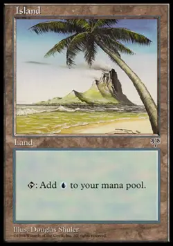Island (297) - Mirage #297 MTG Magic The Gathering - Image 1