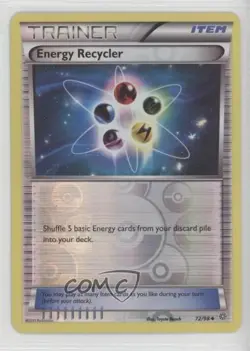 Energy Recycler Reverse Foil Pokemon XY Ancient Origins #72 - Image 1