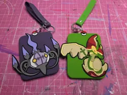 Chinese pokemon cards With Keychain Displays Lot Of 2 - Image 1