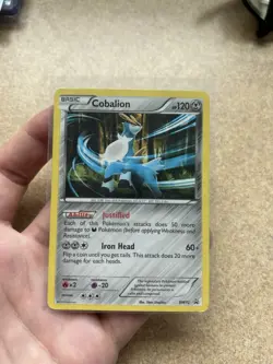 2012 Pokemon Black And White Promo Holo Cobalion BW72 - Image 3