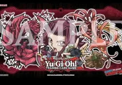 YuGiOh Playmat Exclusive Akiza BLACKROSE DRAGON NYCC 2025 KONAMI Exclusive - Image 1