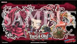 YuGiOh Playmat Akiza BLACKROSE DRAGON NYCC 2025 - Image 1