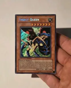 Yugioh Insect Queen CT1-EN005 Secret Rare MP - Image 3