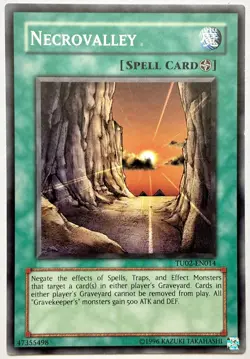 TU02-EN014 Necrovalley - Common Unlimited Lightly Played YuGiOh Card - Image 1