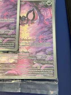 Pecharunt 129 (Pokemon Center Exclusive) Scarlet & Violet Promo Card SEALED - Image 4
